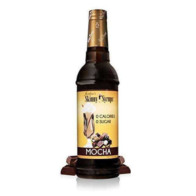 Jordan’s Skinny Syrups Mocha, Sugar Free Coffee Flavoring Syrup, 25.4 Ounce Bottle