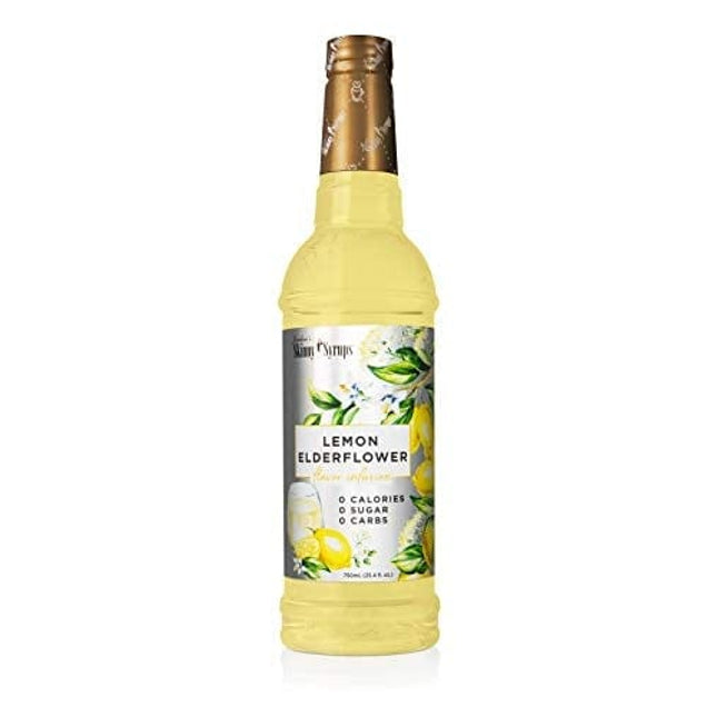 Jordans Skinny Syrups Sugar Free Lemon Elderflower Syrup | Gluten Free | Keto | Kosher | Made in the USA …