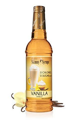 Jordan's Skinny Syrups Vanilla, Sugar Free Flavoring Syrup, 25.4 Ounce Bottle