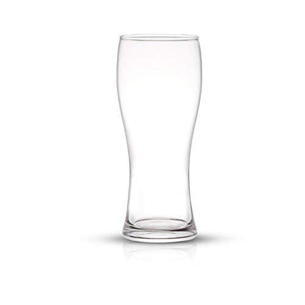 JoyJolt Callen Beer Glasses Set of 4 (FOUR). Pint Glass Capacity, Craft Beer Glass, Pilsner Beer Glass and IPA Beer Glass. 15.5oz Beer Glassware Cup. Classic Beer Glasses for Men