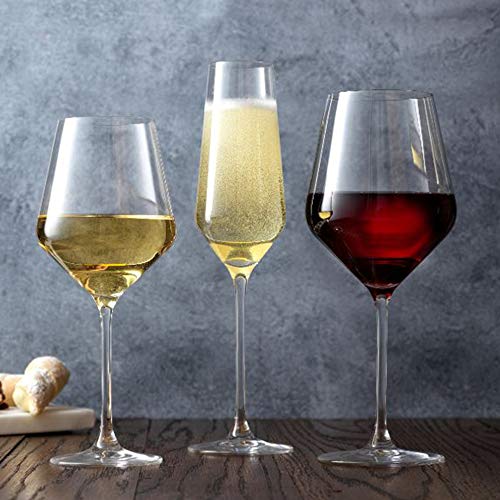 JoyJolt Champagne Flutes – Layla Collection Crystal Champagne Glasses –  Advanced Mixology