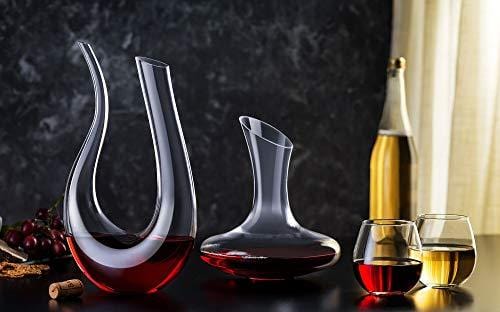 JoyJolt Hue Colored Stemless Wine Glass Set - Large 15 oz Glass