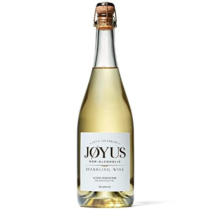 Joyus Non-Alcoholic Sparkling Wine, Crisp, Fragrant, Playful on the Palate, 100% Recyclable Bottle, 750ml (25.4 oz)