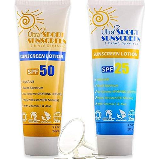 Flask (( XL SIZE )) Take More With You 2 9.7oz Sunscreen Alcohol Flasks Hidden Disguised Secret And Covert Lotion For A Cruise Game Or Concert