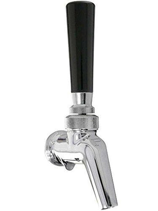 Kegco DT1F-630SS Single Tap Stainless Steel Beer Tower with Perlick 630SS Stainless Faucet