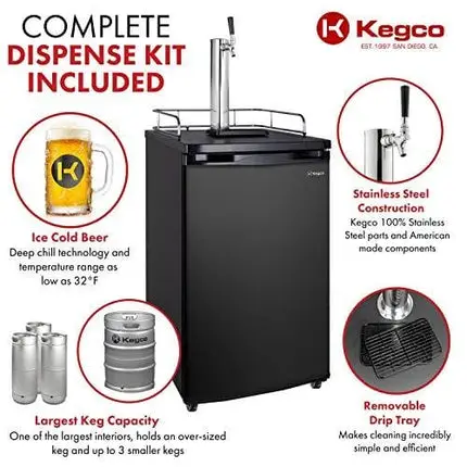 Kegco K199B-1 Keg Dispenser