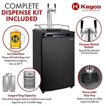 Kegco K199B-2 Keg Dispenser