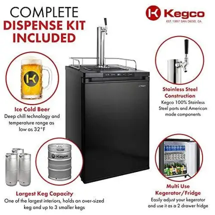 Kegco K309B-1 Keg Dispenser