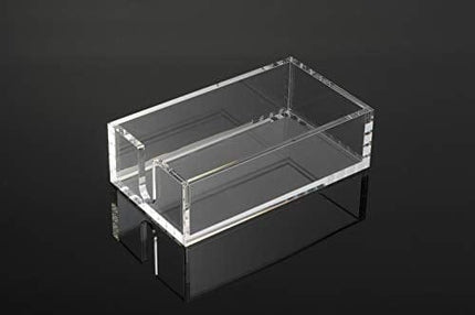 KEVLANG Sturdy Acrylic Guest Paper Towel Holder,Clear Bathroom Paper,Hand Towels Storage Tray,Modern Buffet Napkin Caddy in Kitchen or Dining Room for 8.5x4.5 Inch Napkins or smaller.