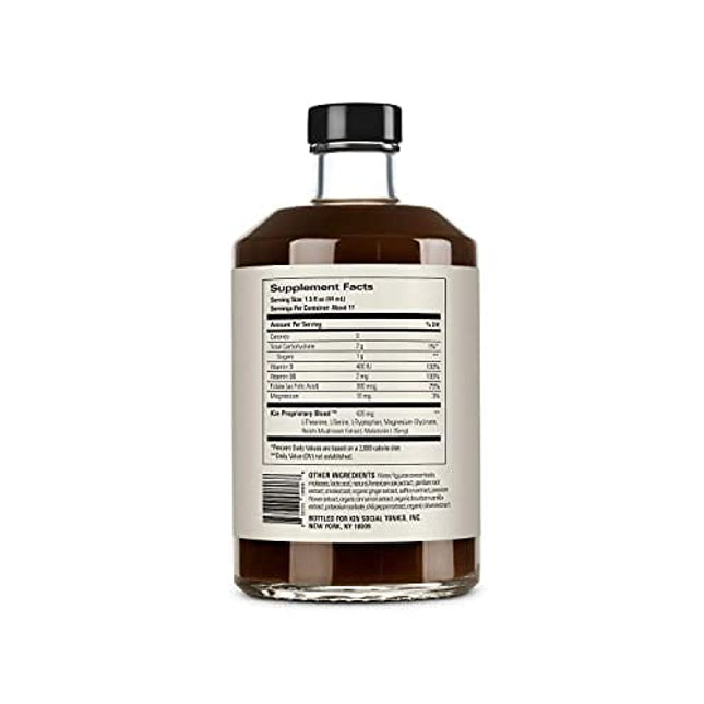 Kin Euphorics Dream Light, Non Alcoholic Spirits, Nootropic, Botanic, Adaptogen Drink, Earthy Oak, Smoky Clove and Spicy Cinnamon, Soothe The Spirit and Quiet The Mind, 16.9 Fl Oz