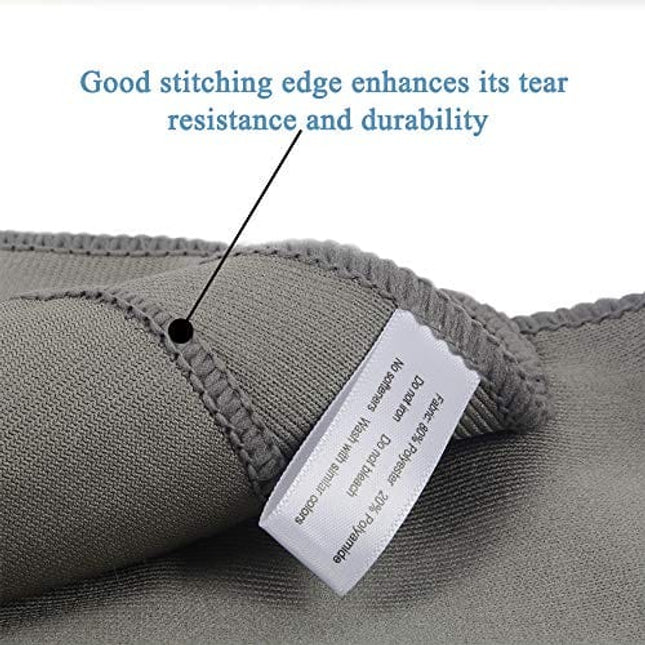 Microfiber Polishing Cloth Lint Free Cloth Polishing Rags for Wine Glasses Window Dishes Car Stainless Steel Appliances Mirrors Screens Camera Lenses etc 12Inch x 12Inch Gray 6Pack