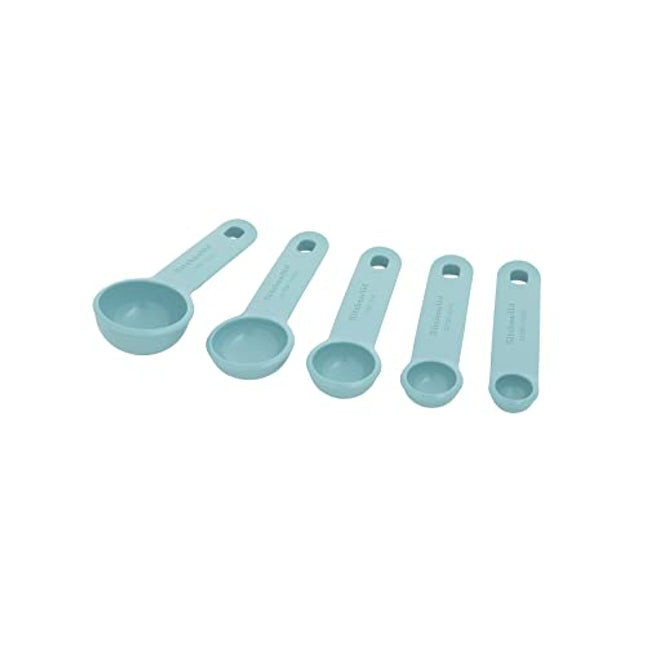 KitchenAid Measuring Spoons, Set Of 5, Aqua Sky