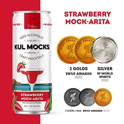 KUL MOCKS - Craft Mocktails | All the Experience, Without the Alcohol | Ready-to-Drink Zero Proof Cocktails | 0.00% ABV | Award Winning | Party Box - Variety Pack (6pk)