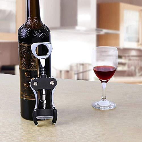 Stainless Steel Wing Corkscrew Wine Opener, Waiters Corkscrew Cork and Beer  Cap Bottles Opener Remover, Used in Kitchen Restaurant Chateau and Bars