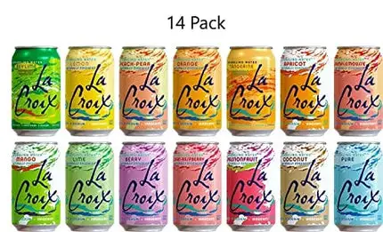 La Croix Sparkling Water - All Flavor Variety Pack, 14 Flavors (Sampler), 12 Oz Cans, Flavored Seltzer Drinking Water Beverage Naturally Essenced | Pack of 14