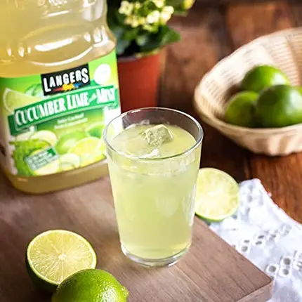 Langers Juice Cocktail, Cucumber Lime With Mint, 64 fl. oz. (Pack Of 8)