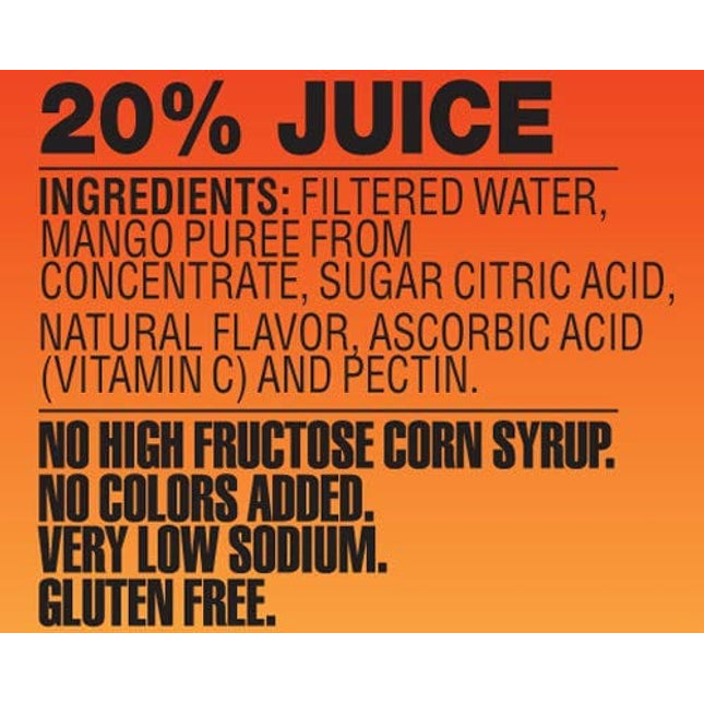 Langers Juice, Mango Nectar, 15.2 Ounce (Pack of 12)