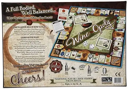 Wine-Opoly Monopoly Board Game
