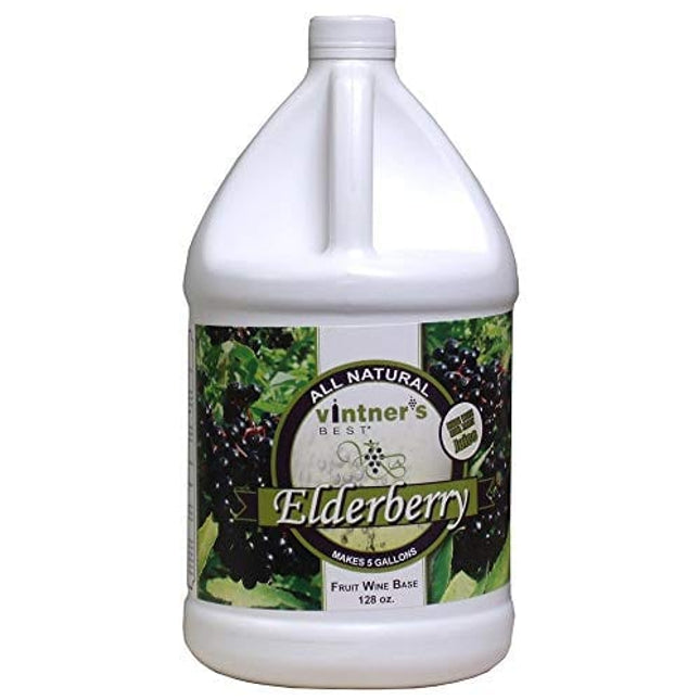 Vintners Best Elderberry Fruit Wine Base 128 oz. Jug