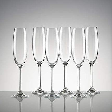 Lenox Tuscany Classics Set, Champagne Flutes, Buy 4, Get 6, 6 Count (Pack of 1), Clear