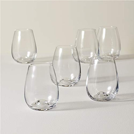 Lenox Tuscany Classics Stemless Glass Set, Buy 4 Get 6, 2.6 LB, Clear