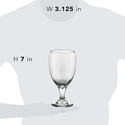 Libbey Classic Goblet Beverage Glasses, Set of 4