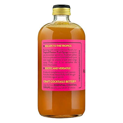 Liber & Co. Tropical Passion Fruit Syrup (17 oz)