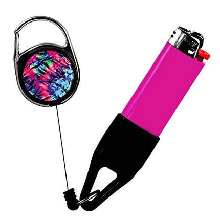 LIGHTER LEASH Premium Clip Tie Dye Series