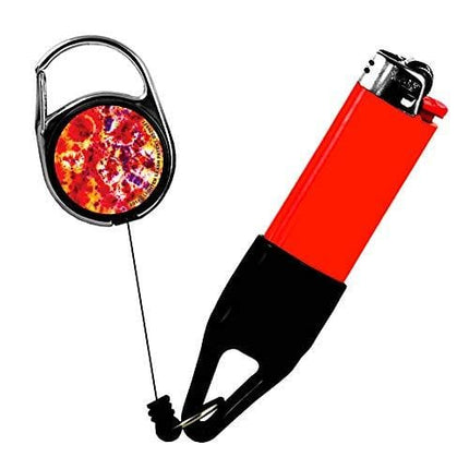 LIGHTER LEASH Premium Clip Tie Dye Series