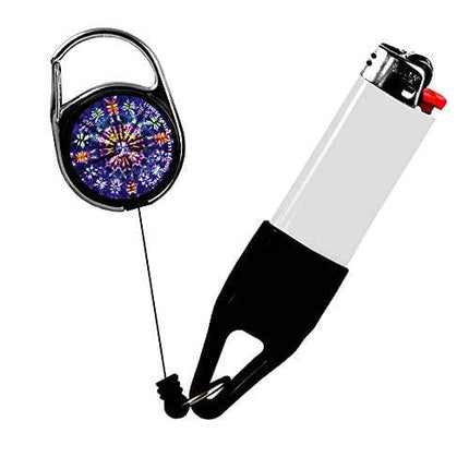 LIGHTER LEASH Premium Clip Tie Dye Series