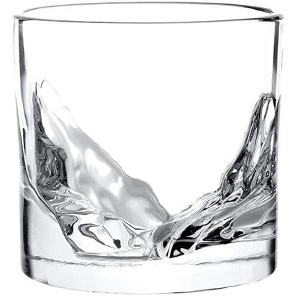 LIITON Whiskey Glass Set of 4: Heavy Whisky Tumbler Best as Old Fashioned Glasses