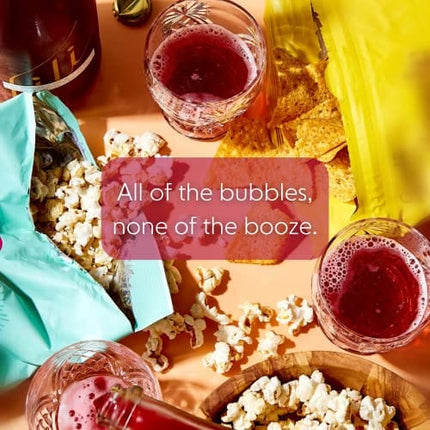 Lili Non Alcoholic Drinks - Made with Verjus, Real Fruits, Teas, and Botanicals - Expertly Carbonated Non Alcoholic Drinks, No Artificial Flavors & No Added Sugar, 750ml Bottle (Ruby Sparkler)