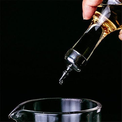 Bitters Bottle - 50ml Glass Dash Bottle with Stainless Steel Dasher Top, Professional Bar Tool for Making Cocktails - DSBT0001