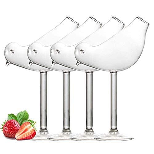 Cocktail Glass - 150ml Creative Bird Design Cocktail Glass Set of 4 In ...