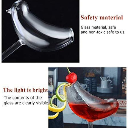 Cocktail Glass - 150ml Creative Bird Design Cocktail Glass Set of 4 In ...