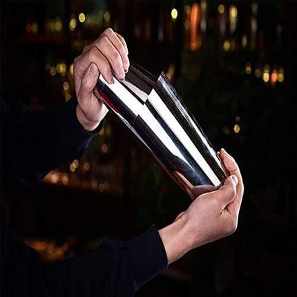 Boston Cocktail Shaker : 18oz Unweighted & 28oz Weighted Professional Bartender Kit, LUCKYGOOBO Premium Stainless Steel Martini Shaker,Bar Set.