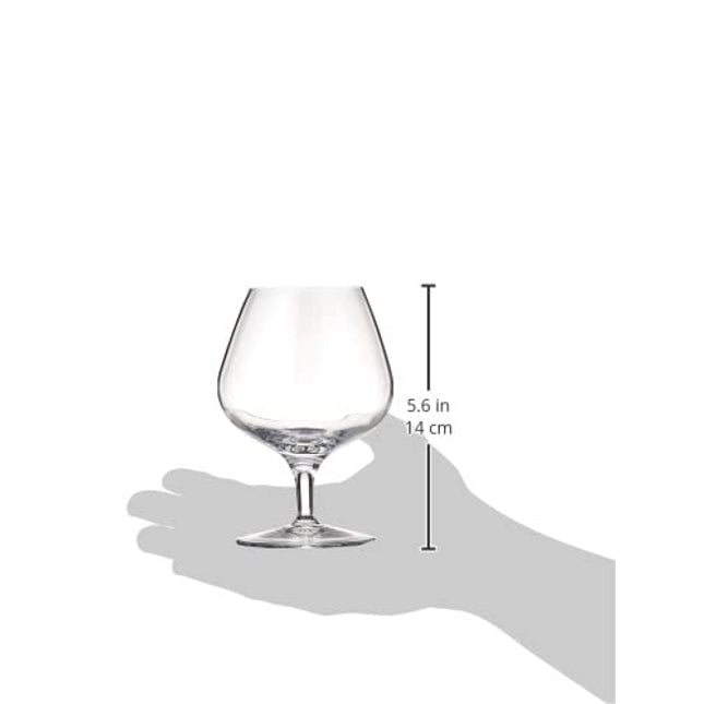 Luigi Bormioli Michelangelo Masterpiece 13-1/4-ounce Napoleon Brandy, Set of 4