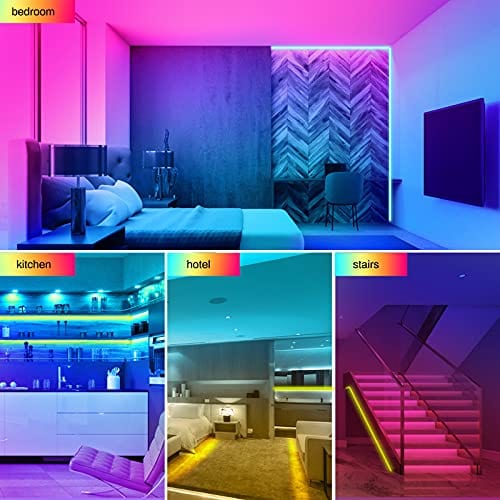65.6ft Led Lights for Bedroom,Ultra Long Smart Music Sync LED Strip Li –  Advanced Mixology