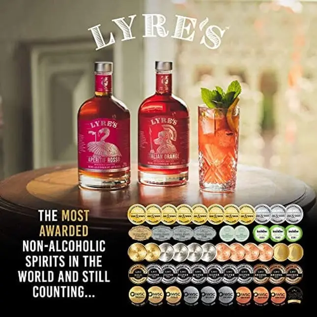 Lyre's Lynchburg Set - Non-Alcoholic Spirit Set (Pack of 2) | Orange Sec (Triple Sec Style) & American Malt (Bourbon Style) | Award Winning | 23.7 Fl Oz x 2