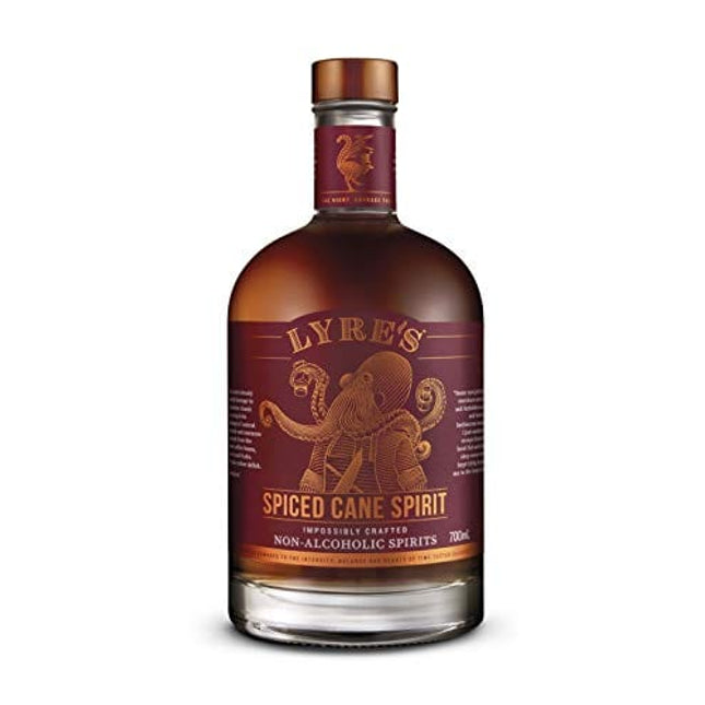 Lyre's Spiced Cane Non-Alcoholic Spirit - Spiced Rum Style | Award Winning | 23.7 Fl Oz