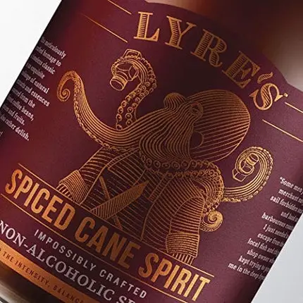 Lyre's Spiced Cane Non-Alcoholic Spirit - Spiced Rum Style | Award Winning | 23.7 Fl Oz