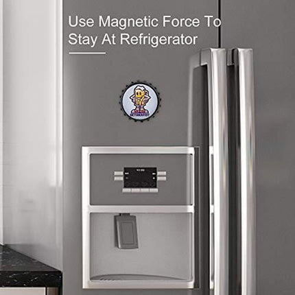 Bottle Opener,Hammerhead Shark Ocean Dangerous Wild Nature Beer Openers,Fridge Magnet，Home and Office Decoration Magnetic Sticker 3.1in