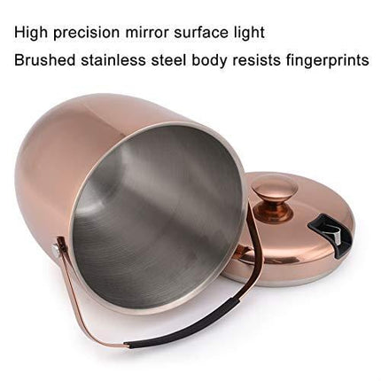 malmo Stainless Steel Double Walled Ice Bucket with Tongs & Seal Lid (3L) - Steel Interior & Copper Exterior - Chiller Bin Basket for Parties, BBQ & Buffet