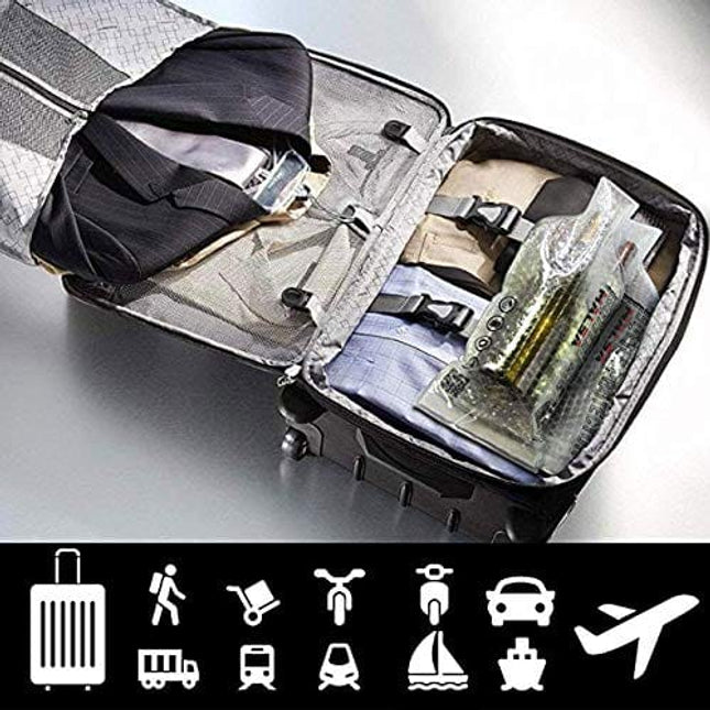 MALSA Wine Bottle Protector – Wine Sleeves Pack In Travel Luggage And Suitcase – Portable And Reusable Bags – Inner Skin With Tough Leak Proof Outside – Pack Of 4