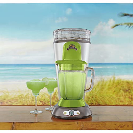 Margaritaville Bahamas Frozen Concoction Dual Mode Beverage Maker Home Margarita Machine with No-Brainer Mixer and, 36 Ounce Pitcher, Stainless Steel