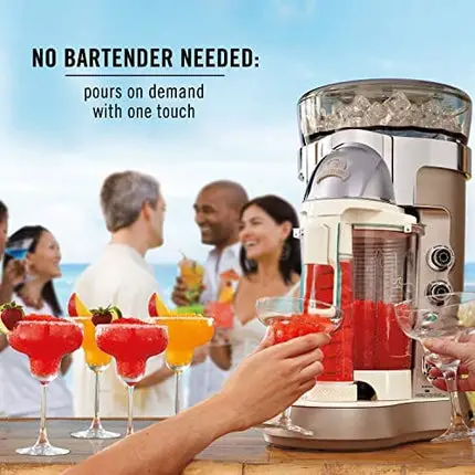 Margaritaville Bali Frozen Margaritas, Daiquiris, Coladas & Smoothies Machine with Self-Dispensing Lever and Mixes and Serves Party-Batch Size, 60 oz. Jar