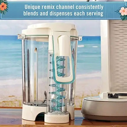 Margaritaville Bali Frozen Margaritas, Daiquiris, Coladas & Smoothies Machine with Self-Dispensing Lever and Mixes and Serves Party-Batch Size, 60 oz. Jar