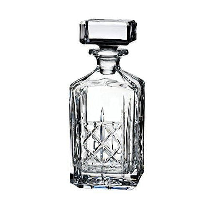 Marquis By Waterford Brady Collection 32oz Decanter, 3.8 x 3.8 x 9.5 Inches, Clear Crystalline