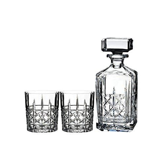 Marquis By Waterford Brady Collection 32oz Decanter, 3.8 x 3.8 x 9.5 Inches, Clear Crystalline