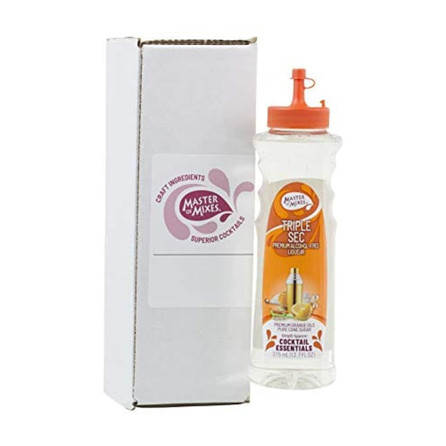 Master of Mixes Cocktail Essentials Triple Sec, 375 ML Bottle (12.7 Fl Oz), Individually Boxed